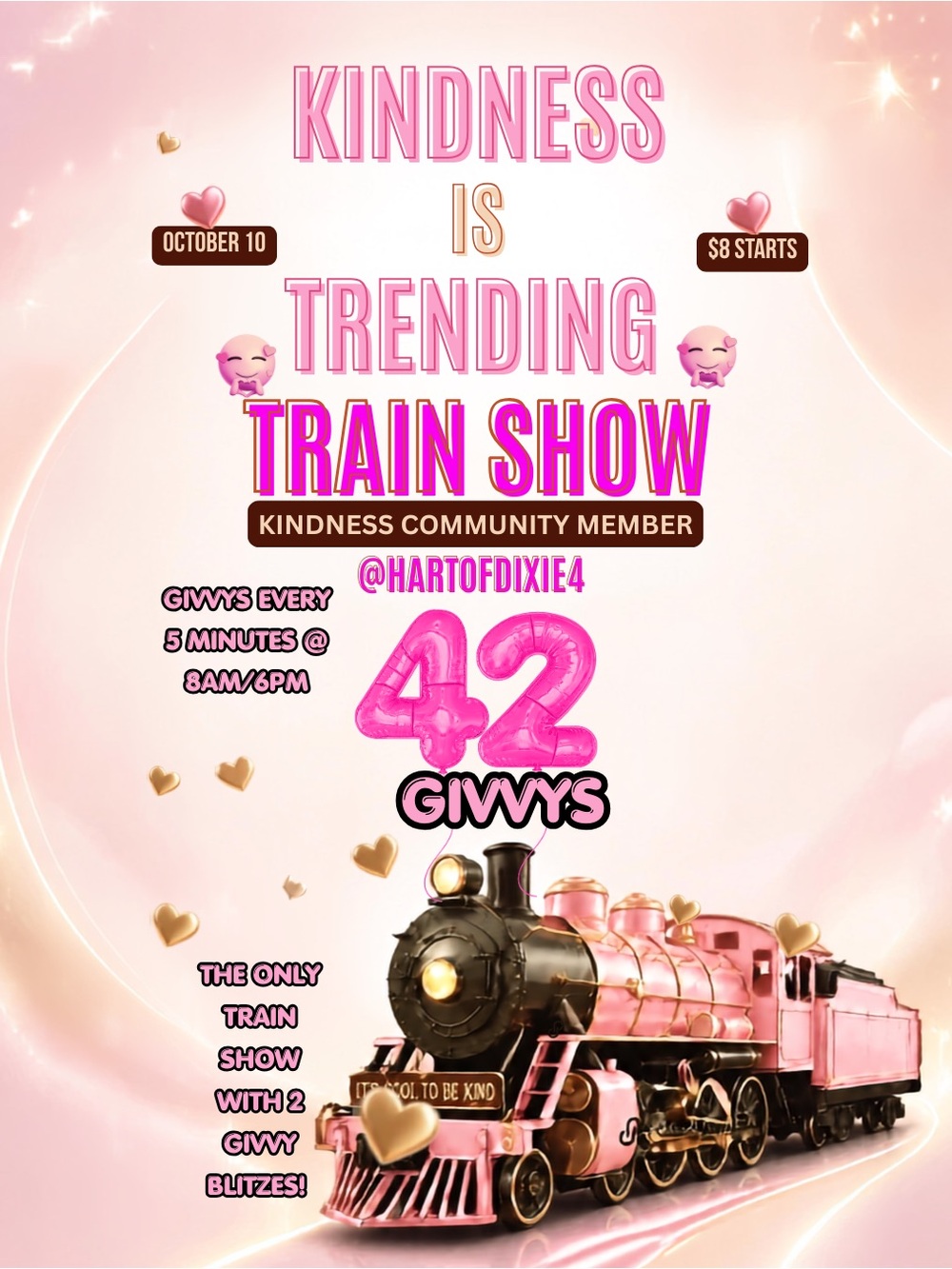 Kindness Is Trending Train Show 10/10: Kindness Community Member - HartofDixie4 - Picture 2 of 4
